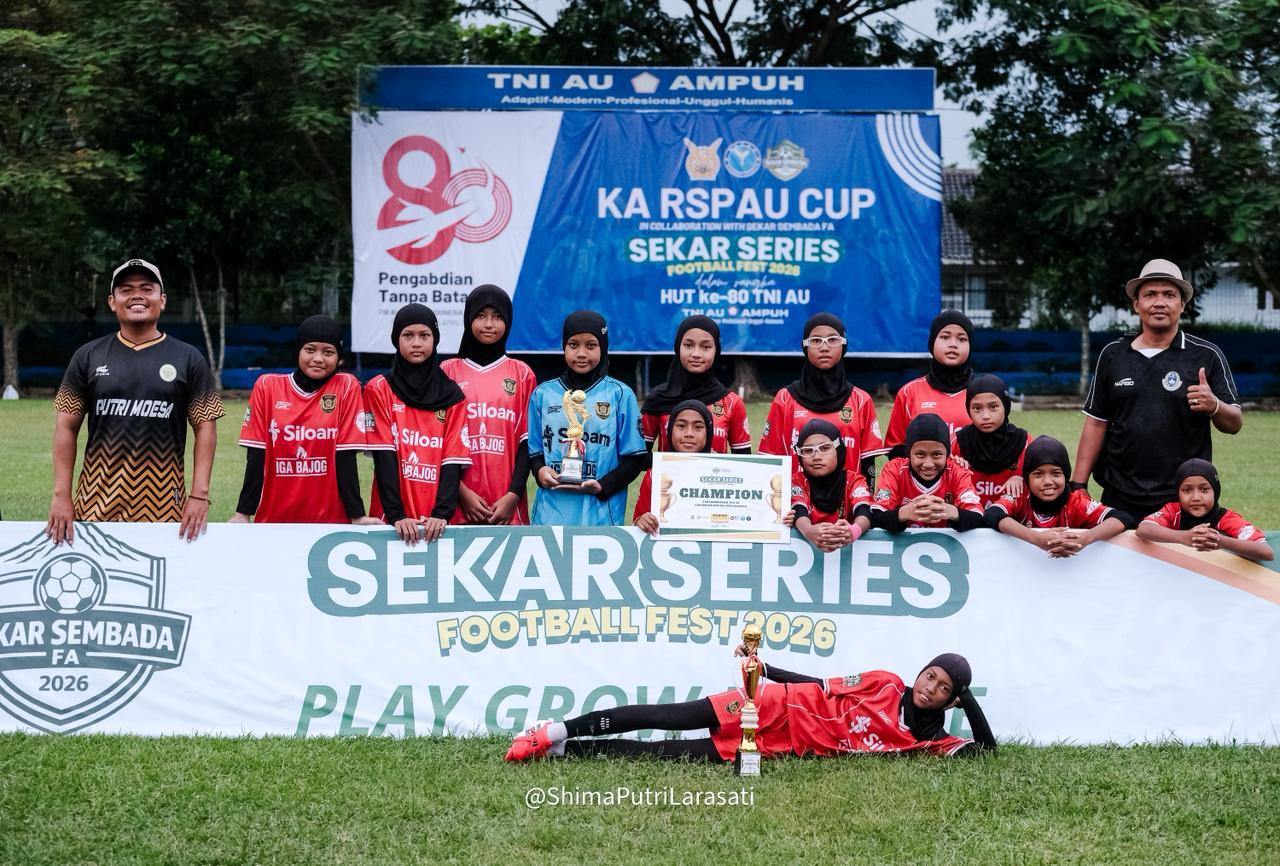Tim Sepak Bola Putri SD Muhammadiyah Sapen Digdaya Ajang KA RSPAU CUP 2026